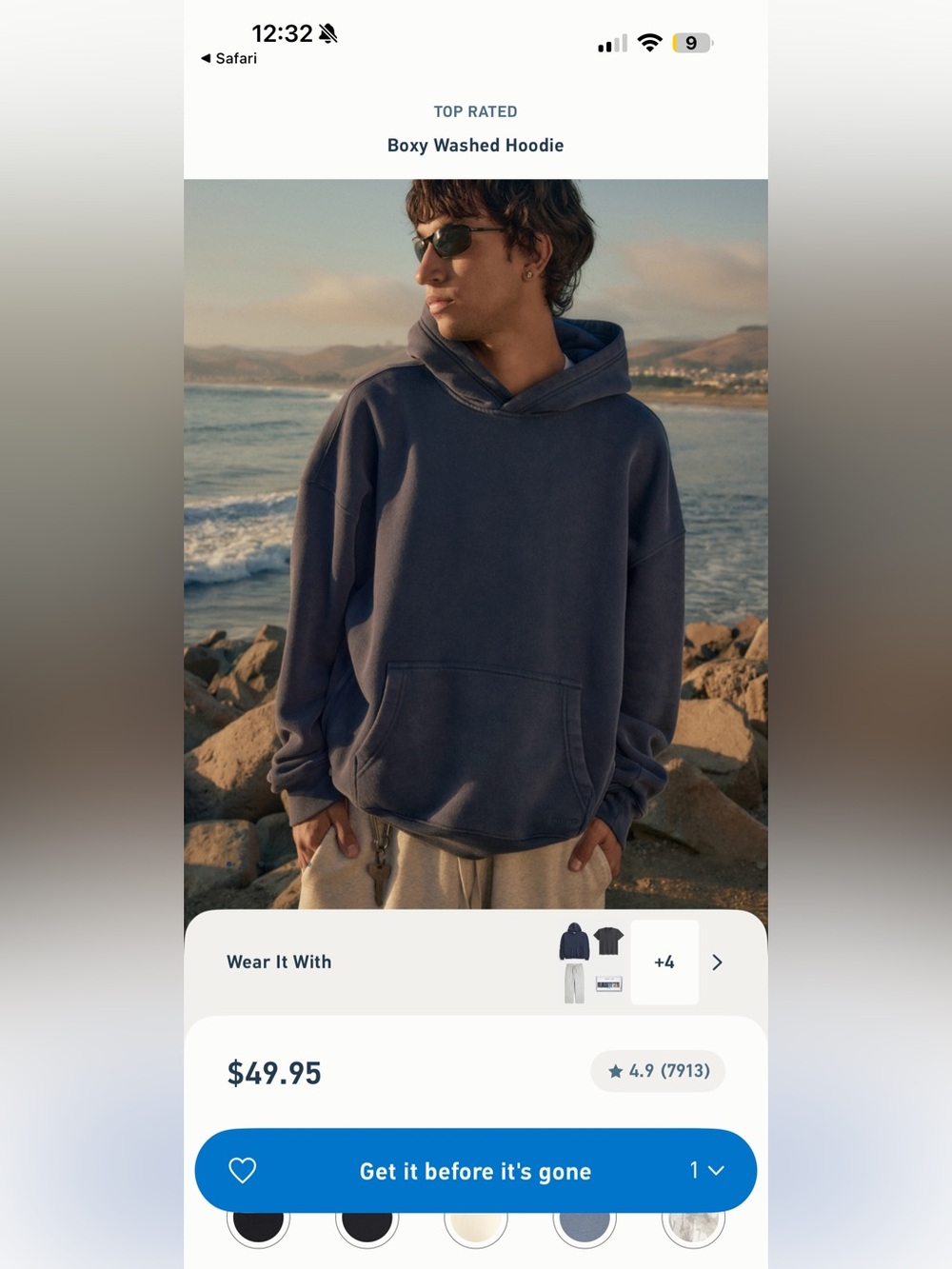 Men’s Hollister Hoodie| Baggy | Boxy - NWT, Never Worn Size M